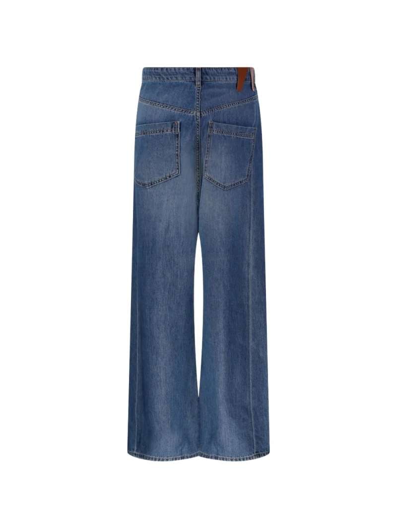 Darkpark Ines Fold Over Tencel Denim, view 5