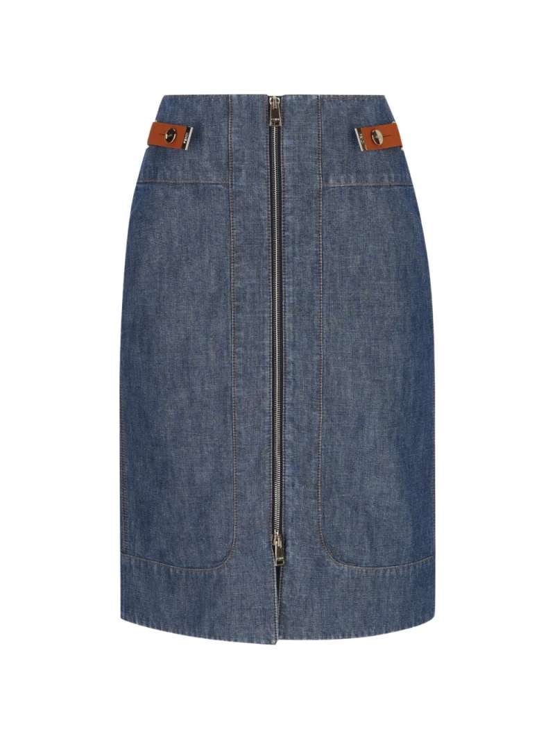 Fendi Denim Skirt, view 4