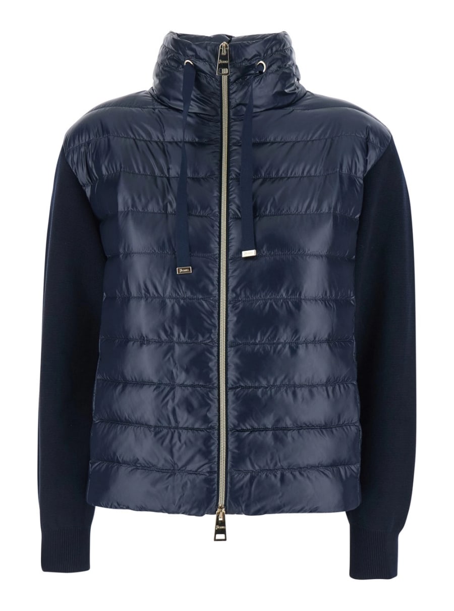 Herno BIMATERIAL COTTON NYLON JACKET