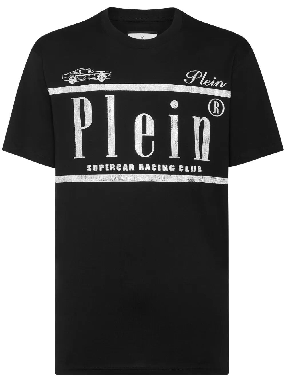 Philipp plein `Racing Club` Short Sleeve Round-Neck T-Shirt