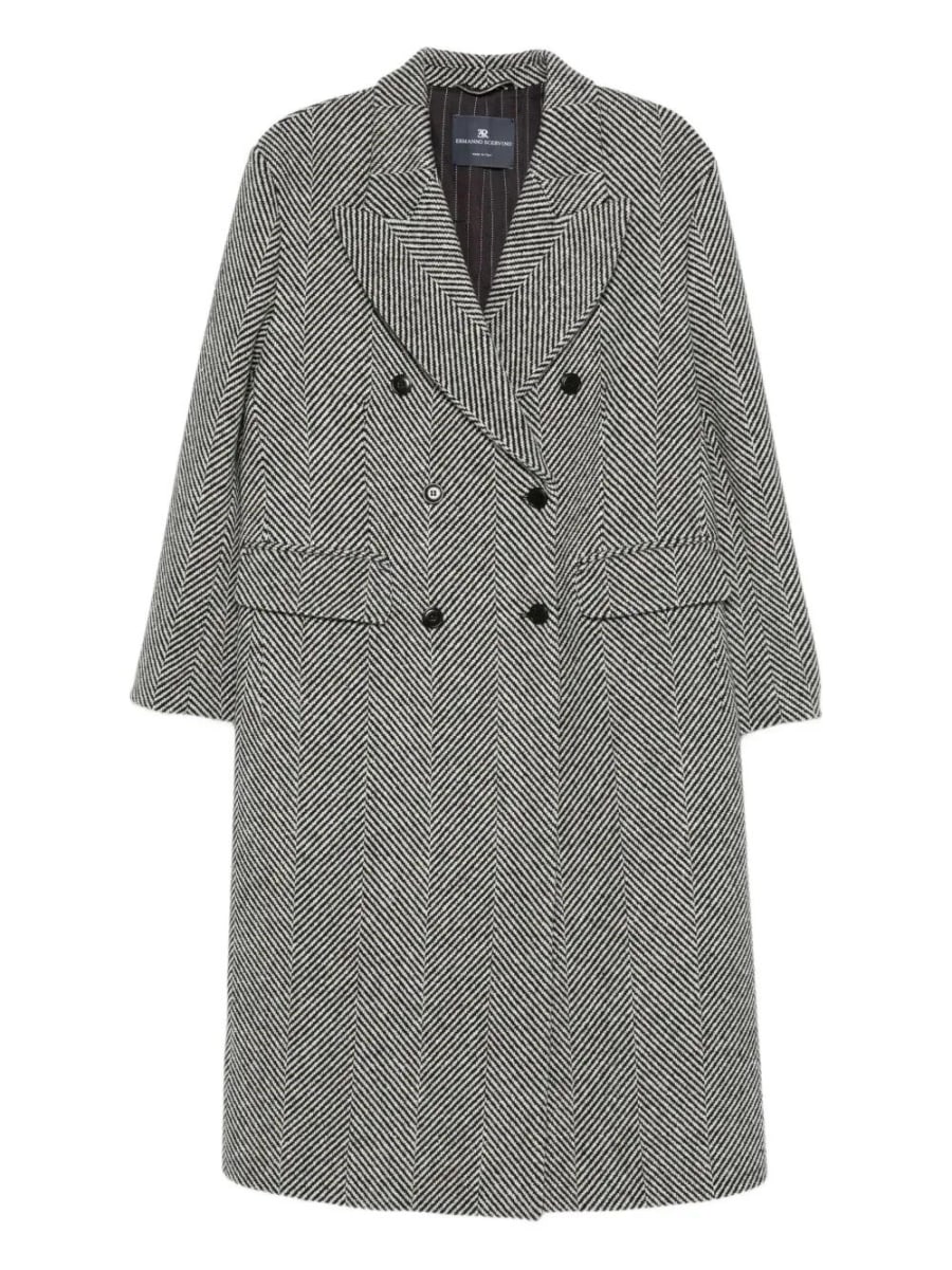 Ermanno scervino Double-Breasted Coat