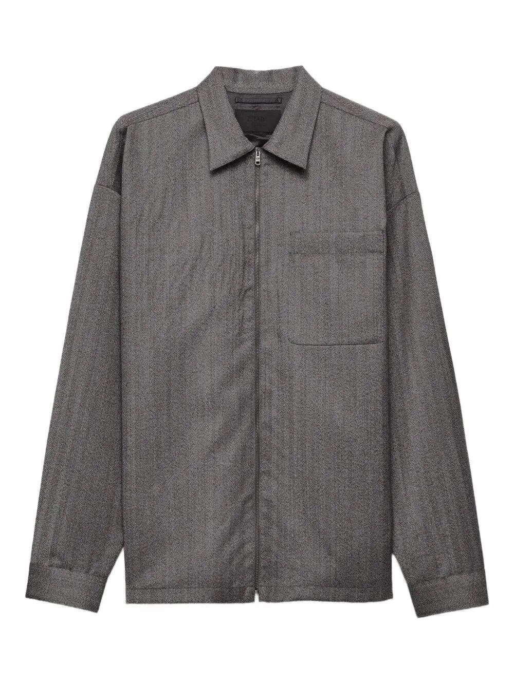 Prada Wool Shirt Jacket