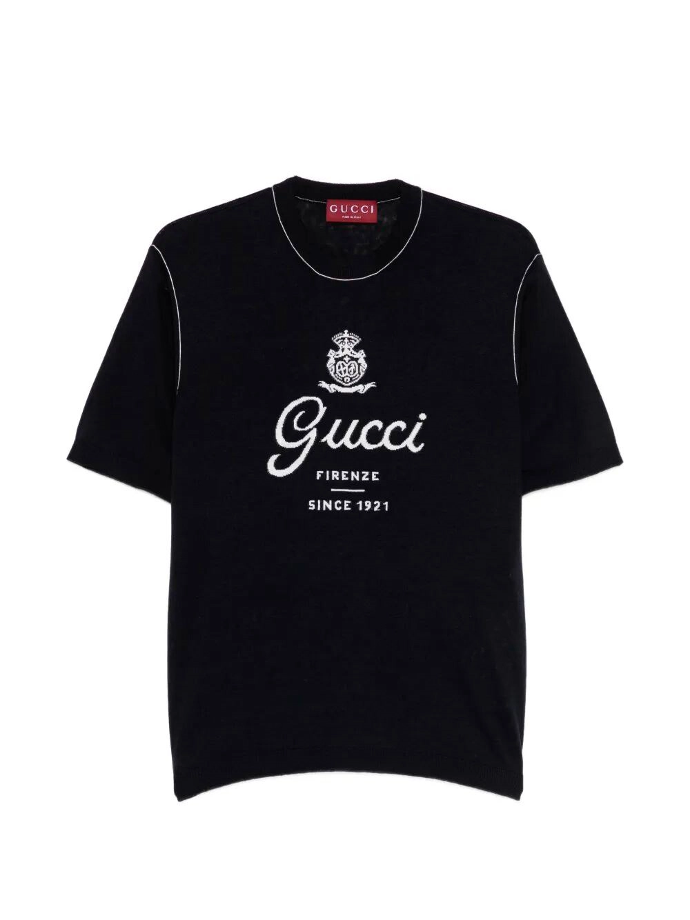 Gucci Short Sleeve Crew-Neck Sweater