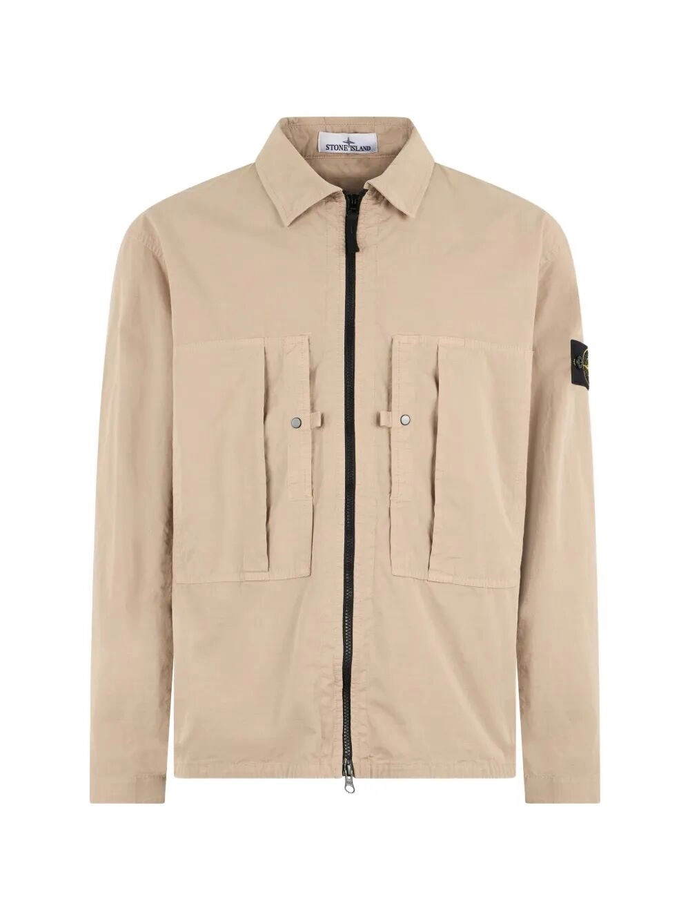 Stone Island Organic Cotton Ripstop Overshirt