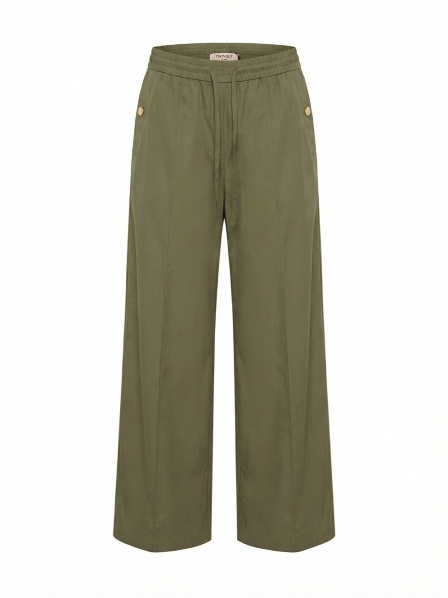 Twinset Pants With Drawstring And Pockets
