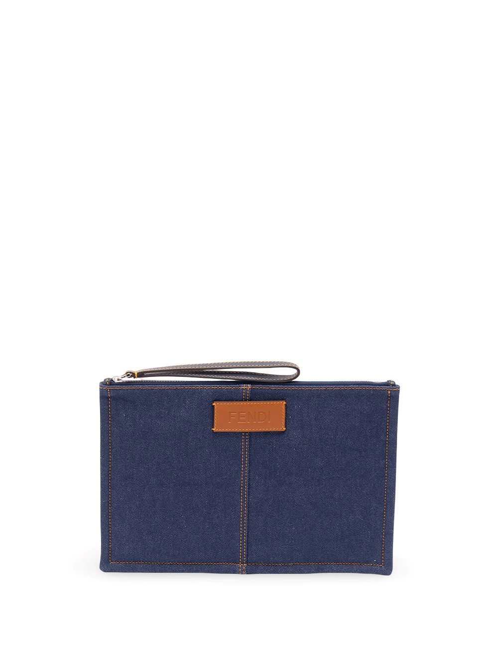 Fendi Flat Pouch Denim