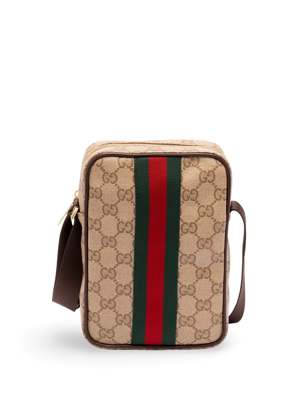 Gucci `GG Coated Web` Crossbody bag