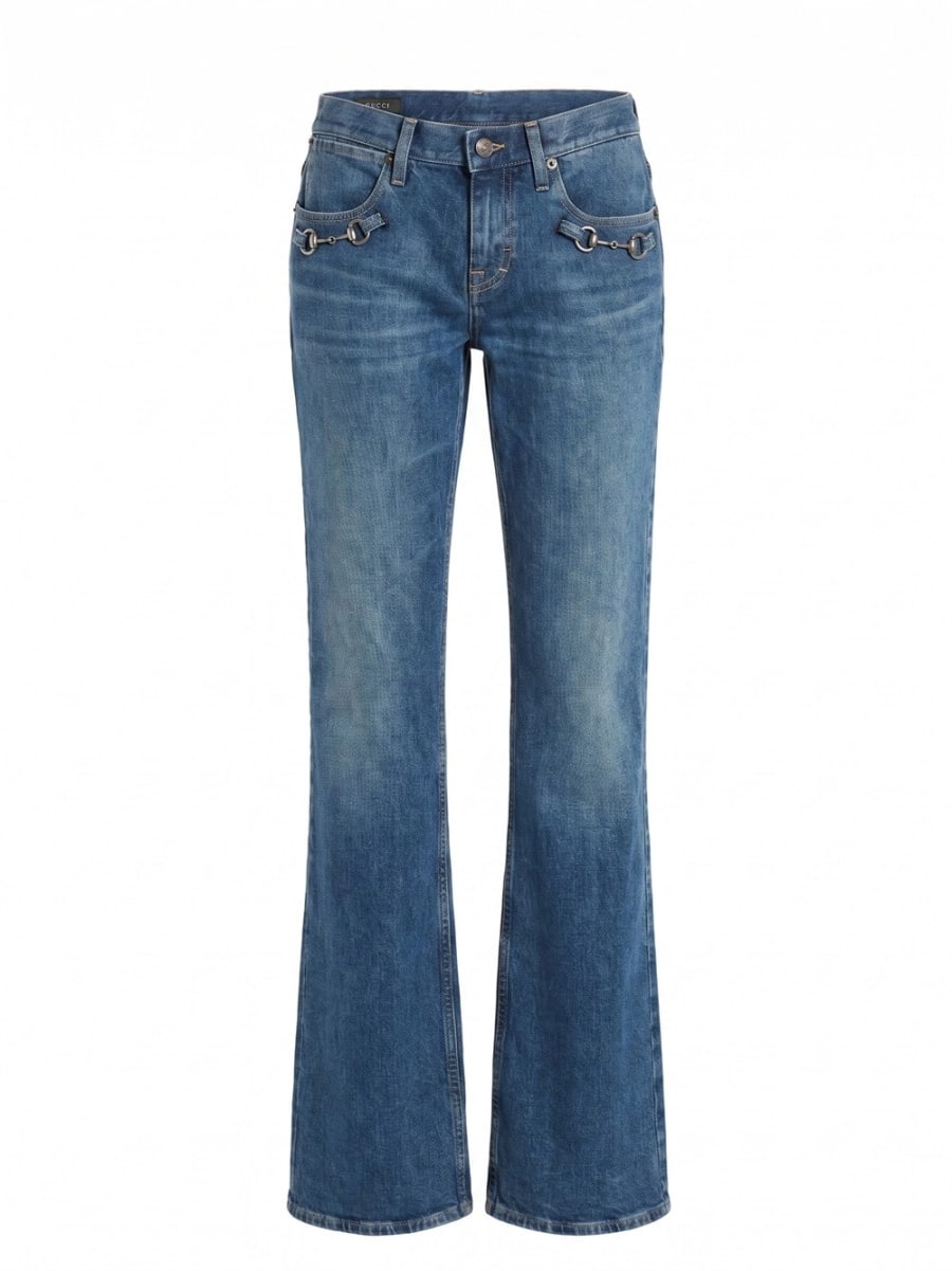 Gucci Low Rise Flare Pants