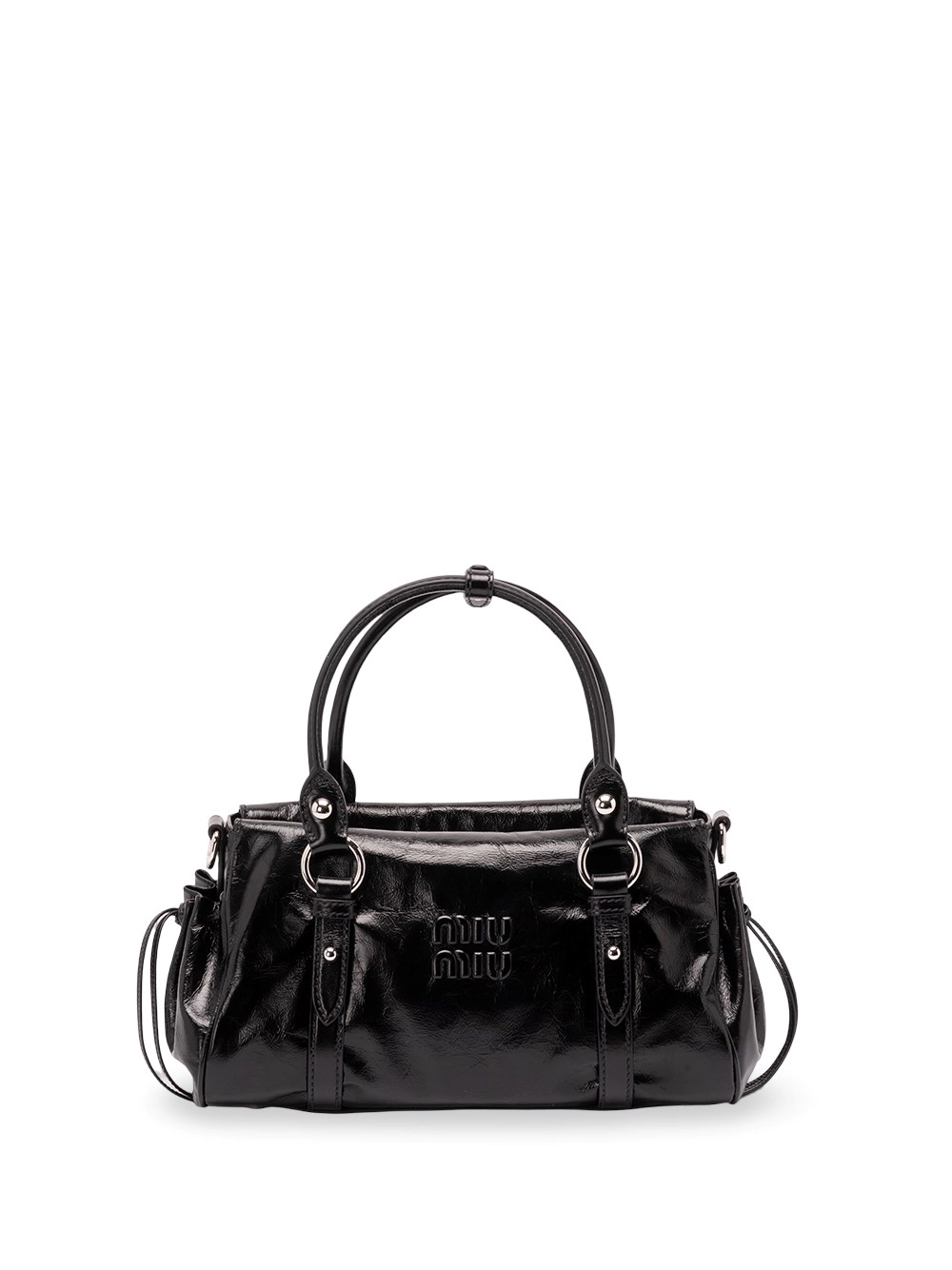 Miu Miu Shiny Leather Handbag