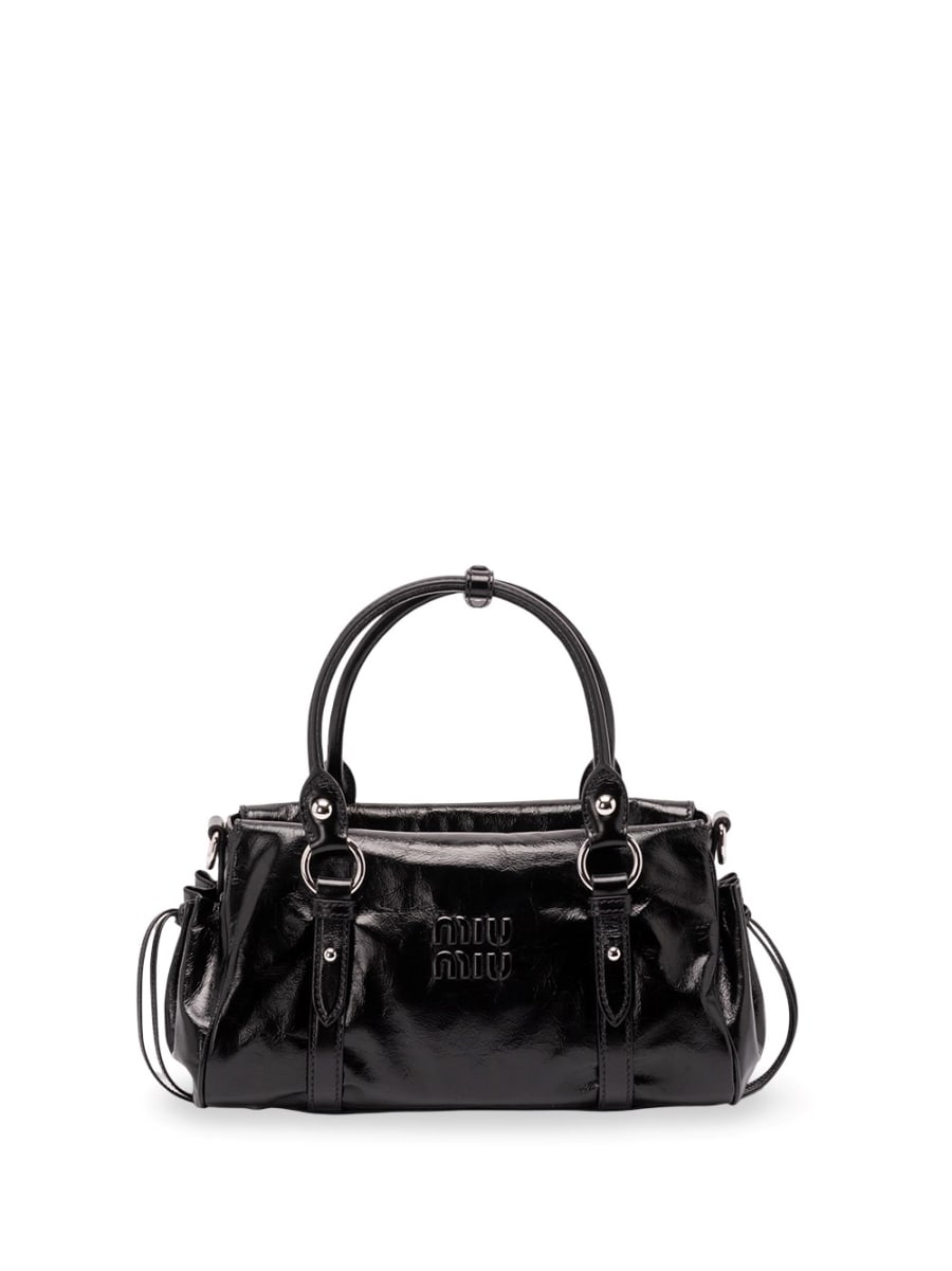 Miu Miu Shiny Leather Handbag