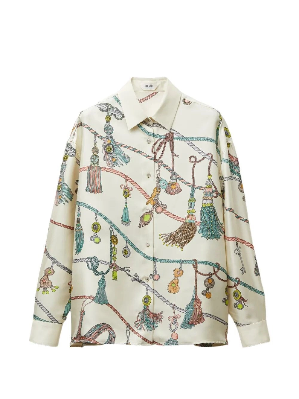 Versace Silk Twill Print Shirt