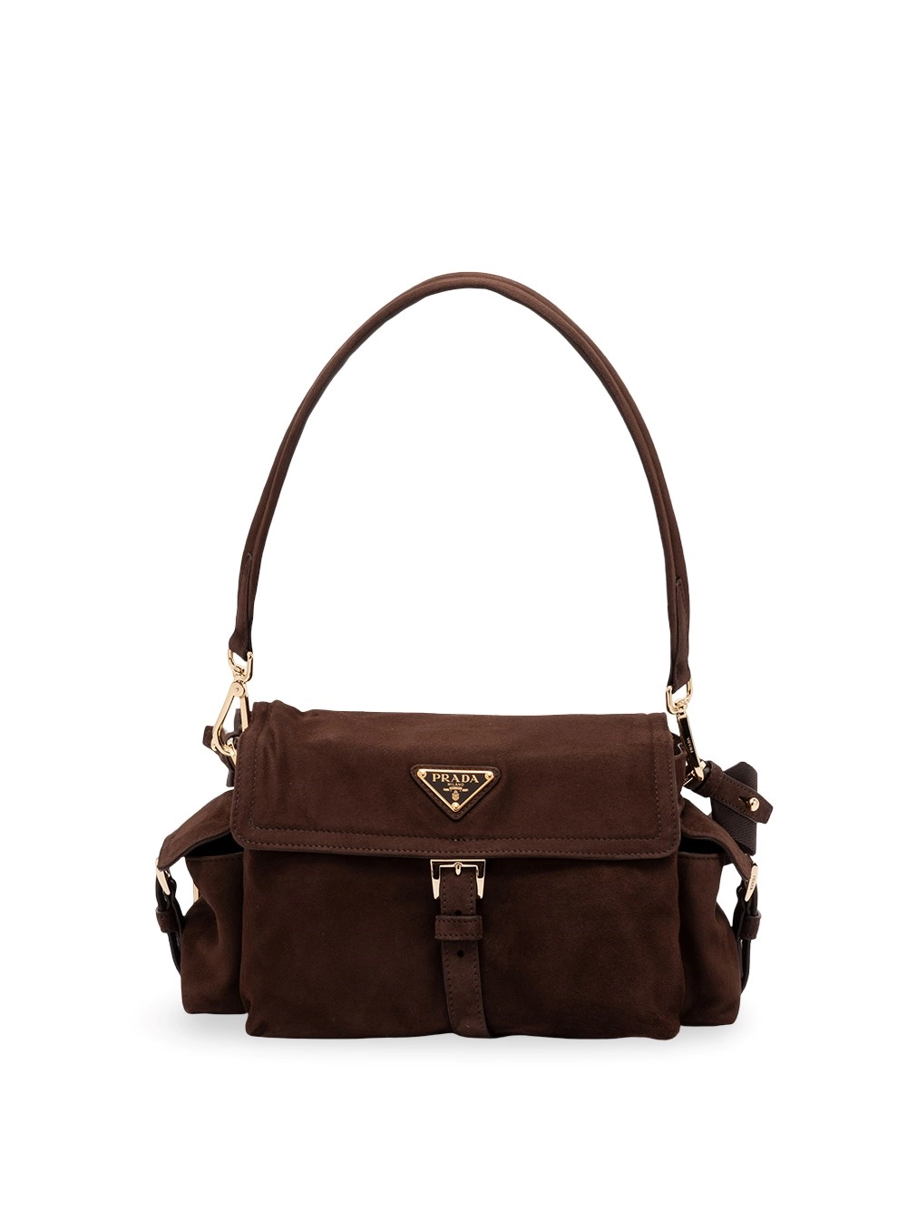 Prada Prada Explore Medium Suede Bag
