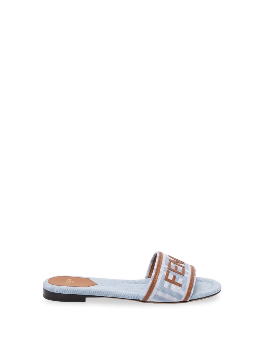 Fendi Denim Slides
