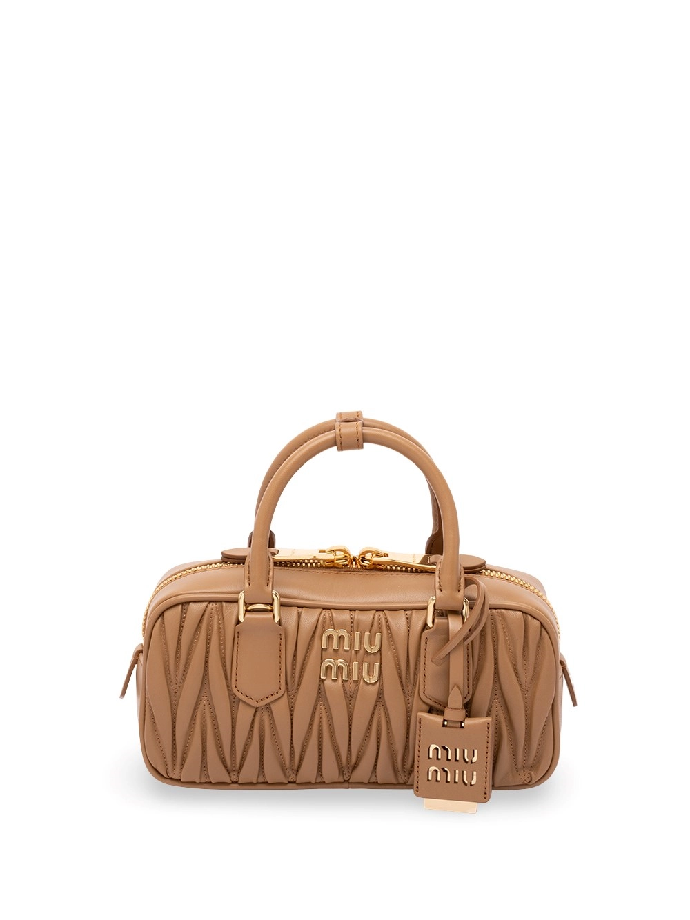 Miu Miu `Arcadie` Matelassé Nappa Leather Bag