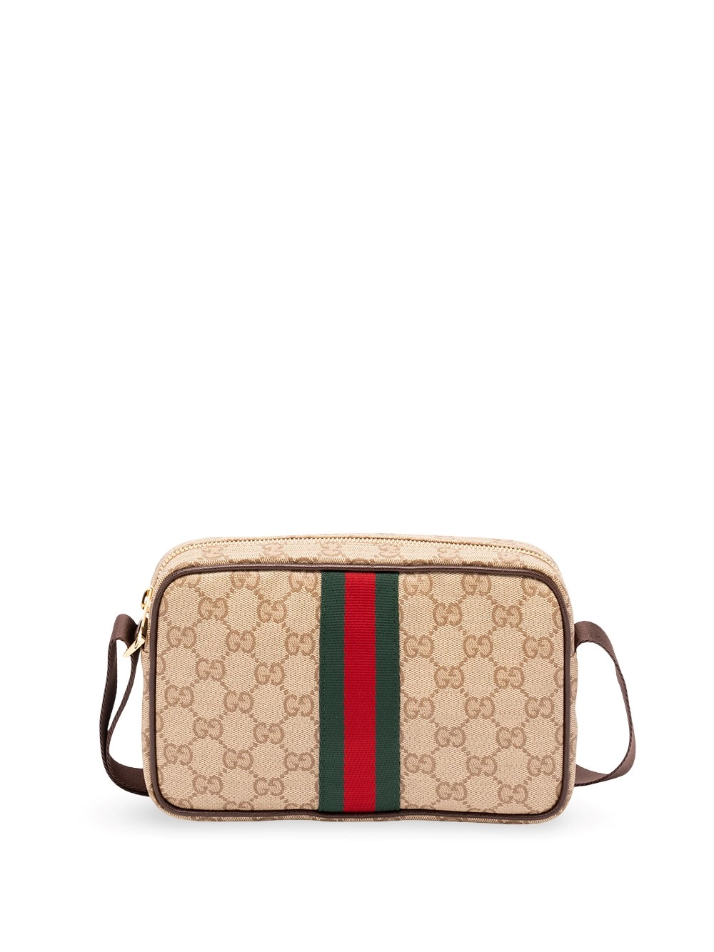 Gucci `GG Coated Web` Crossbody bag