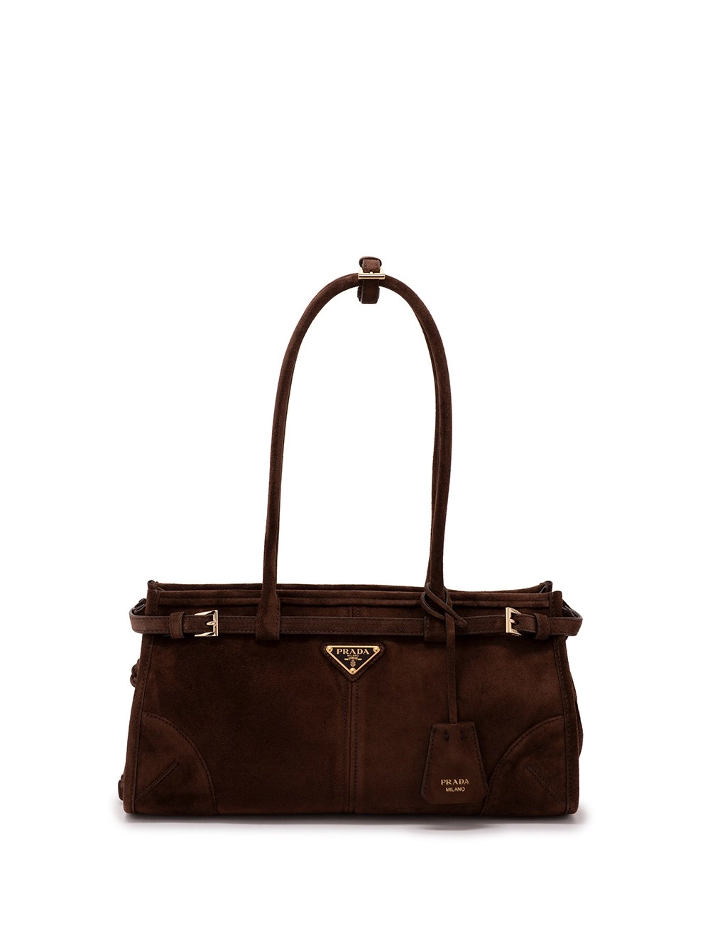 Prada Prada Bonnie Medium Suede Bag