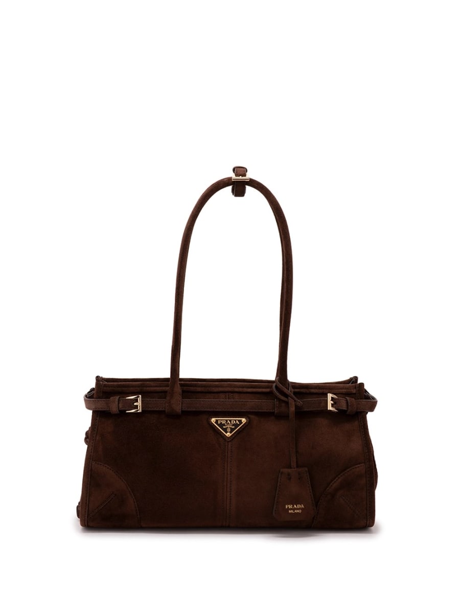 Prada Prada Bonnie Medium Suede Bag