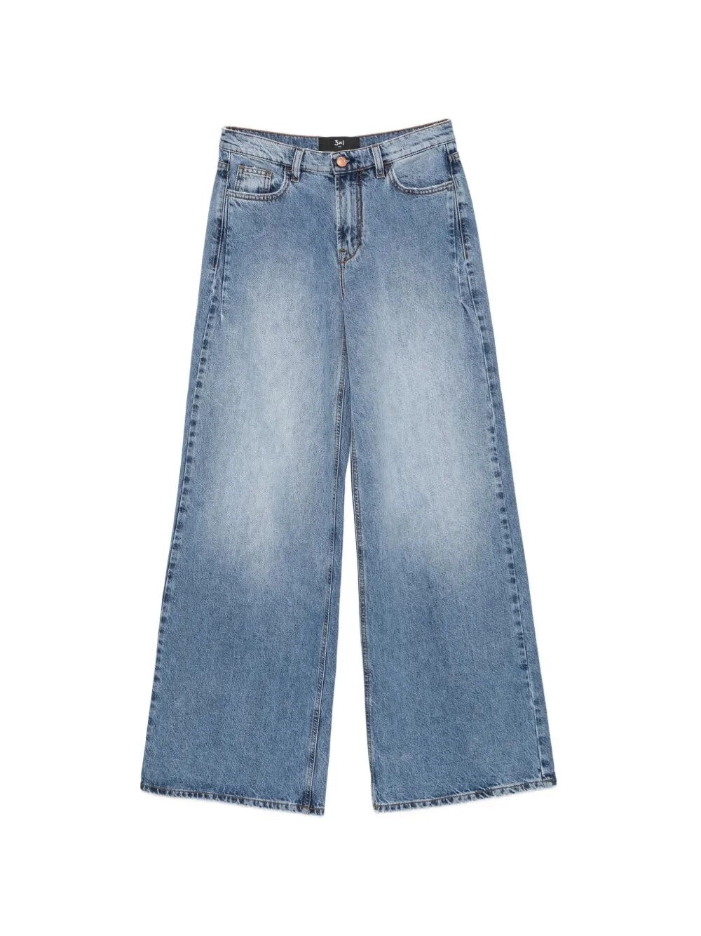 3x1 `The Kat` Wide Leg Pants