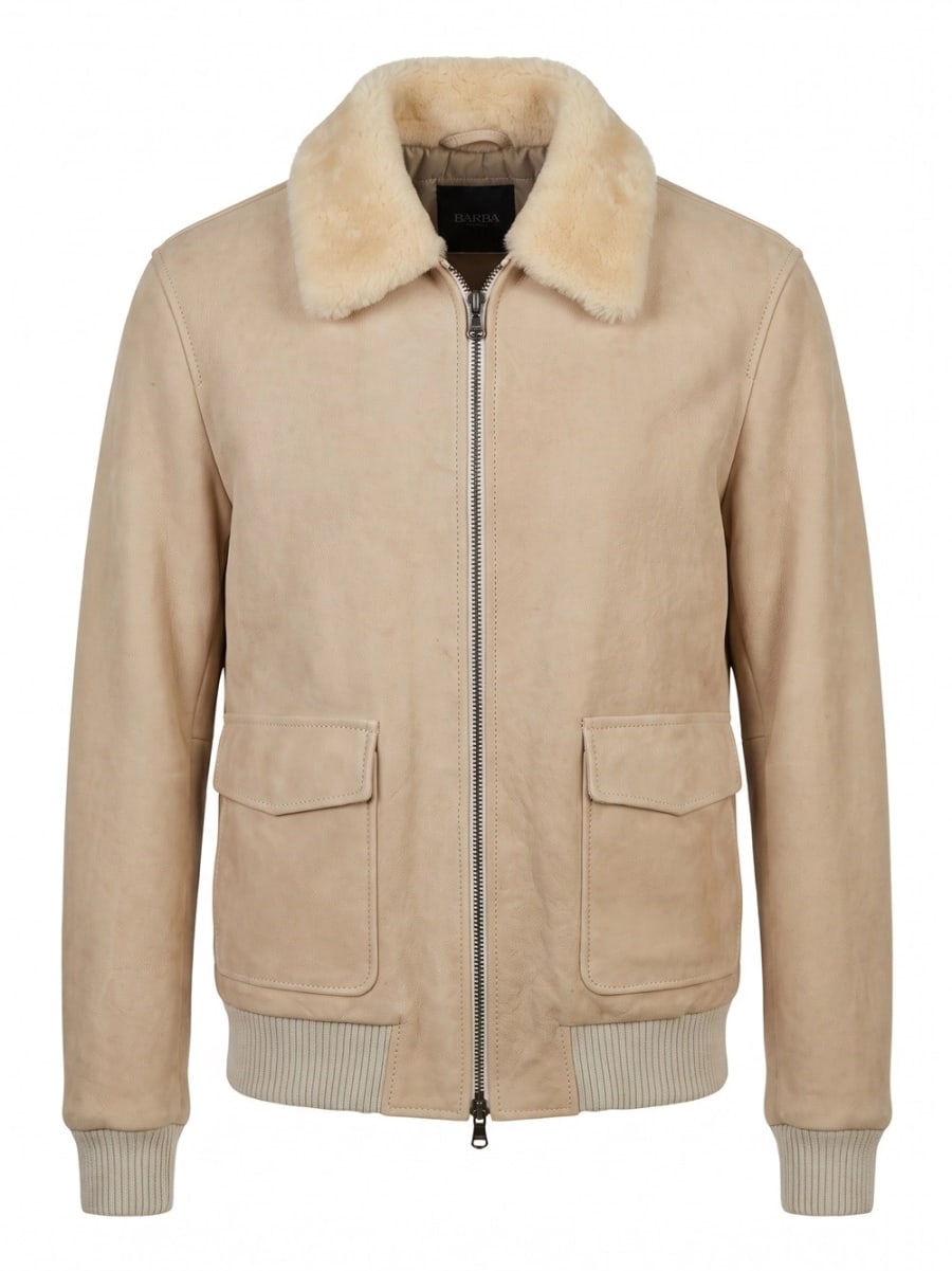 Barba napoli Leather Jacket