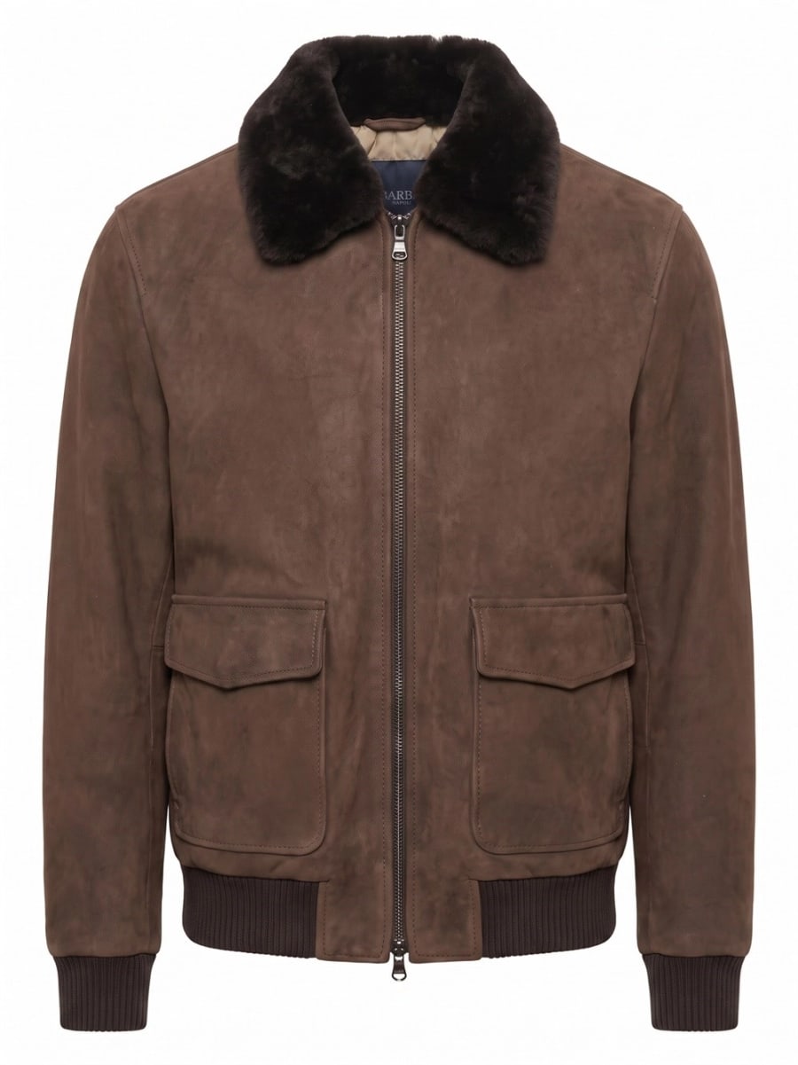 Barba napoli Leather Jacket