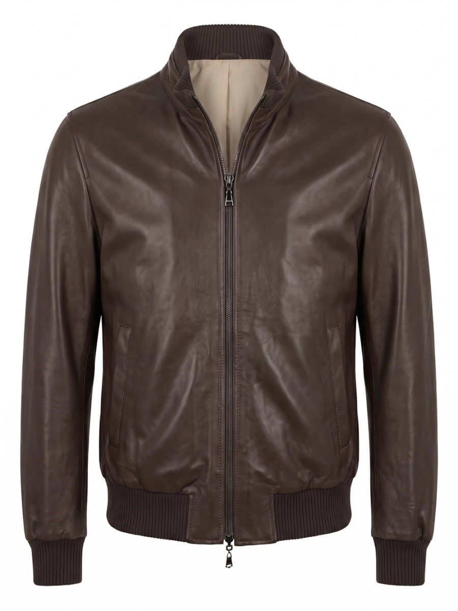 Barba napoli Leather Jacket