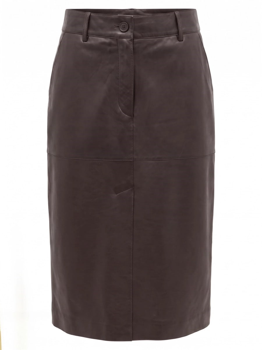 P.A.R.O.S.H. Leather Skirt