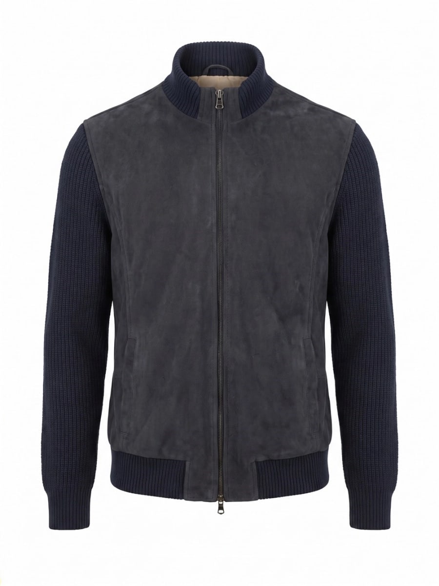 Barba napoli Leather Jacket