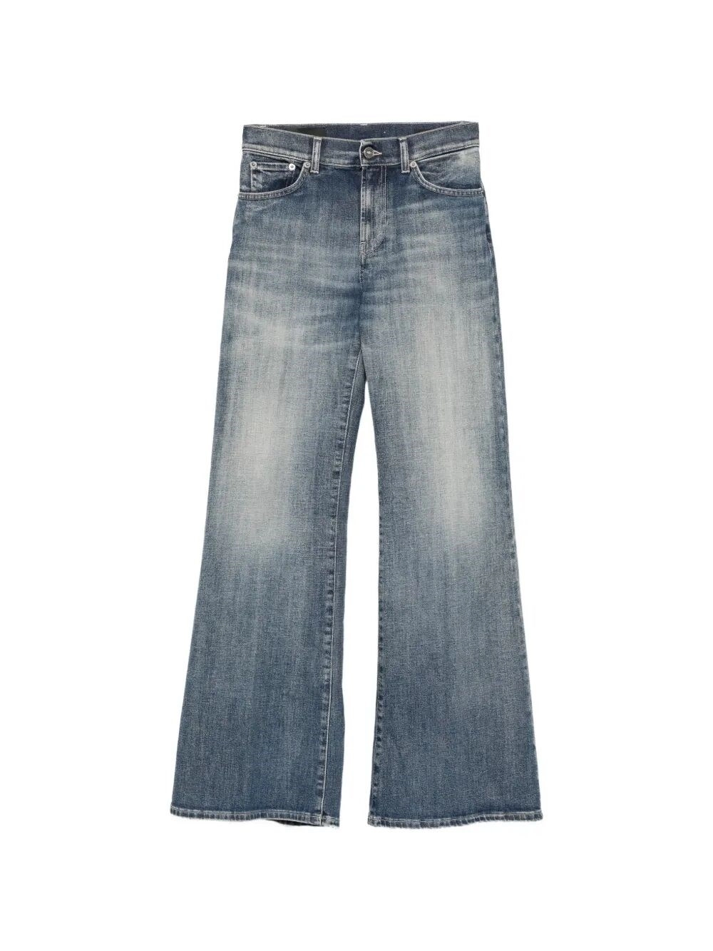 Dondup `Amber` Wide Leg 5-Pocket Jeans