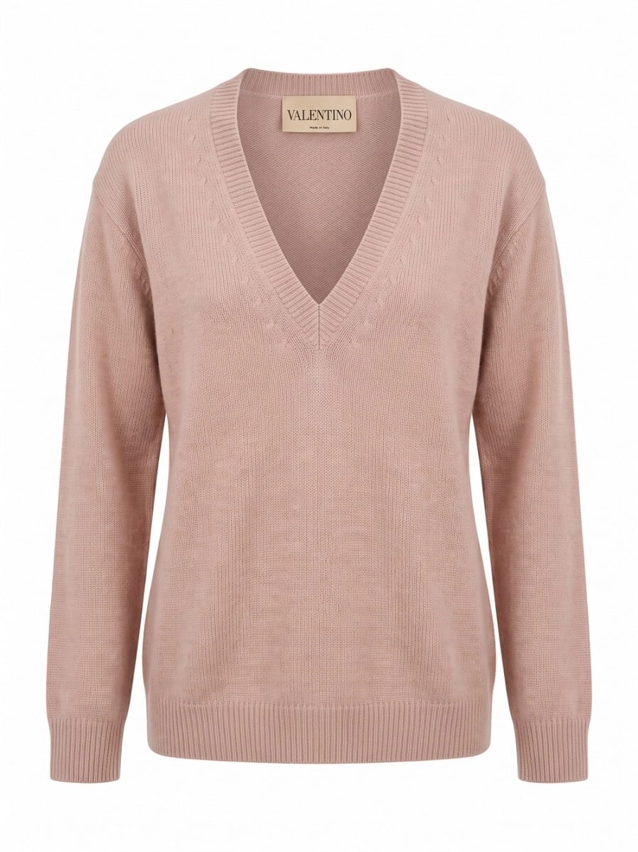 Valentino Garavani `Solid` Cashmere Sweater