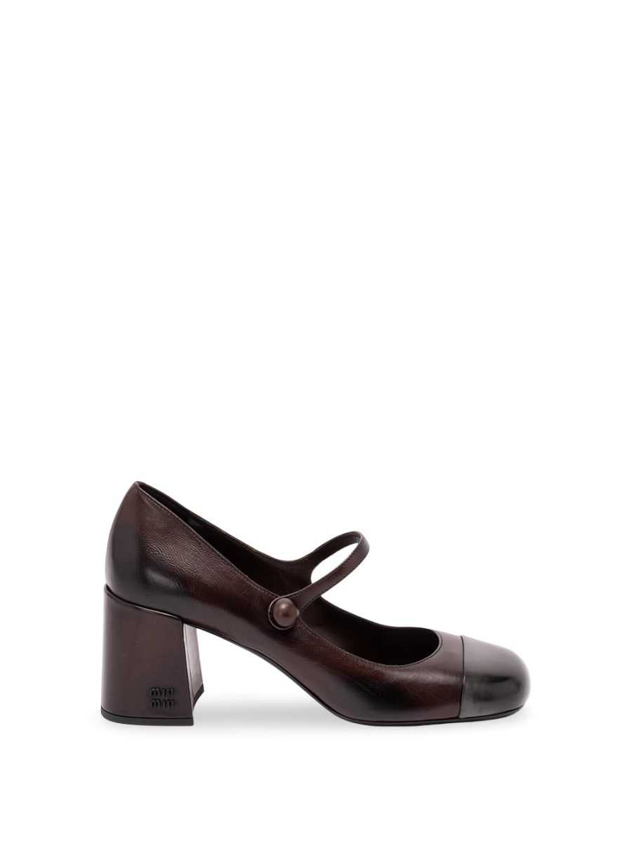 Miu Miu Leather Bicolor Pump