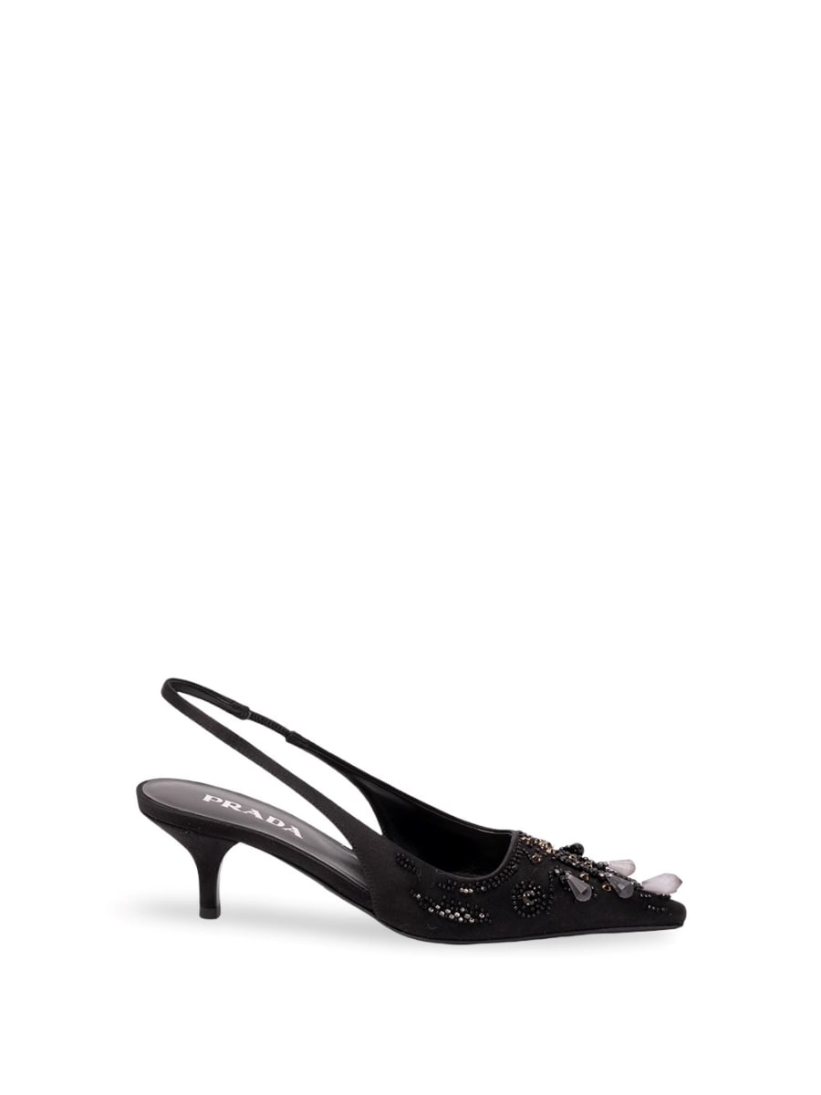 Prada Raso Slingback Pumps
