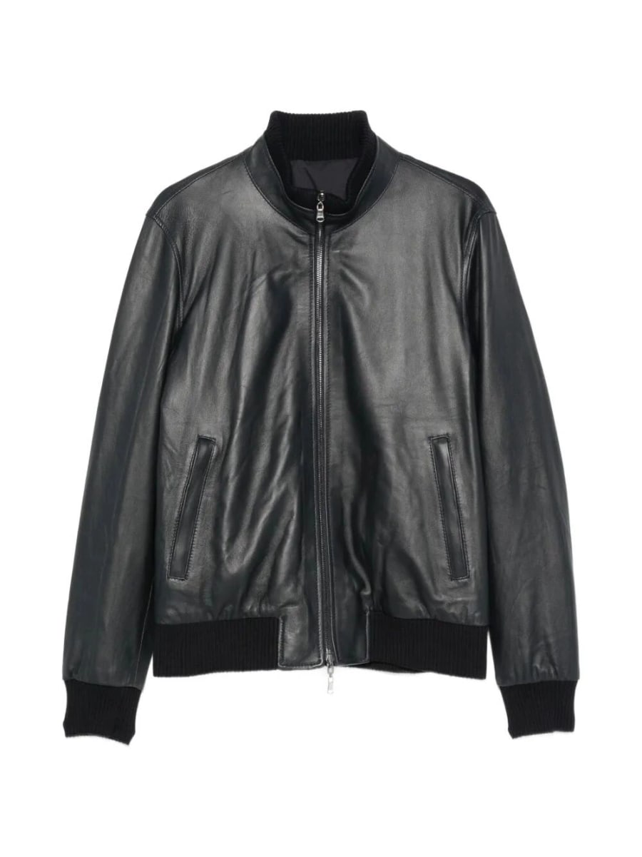 Barba napoli Leather Jacket