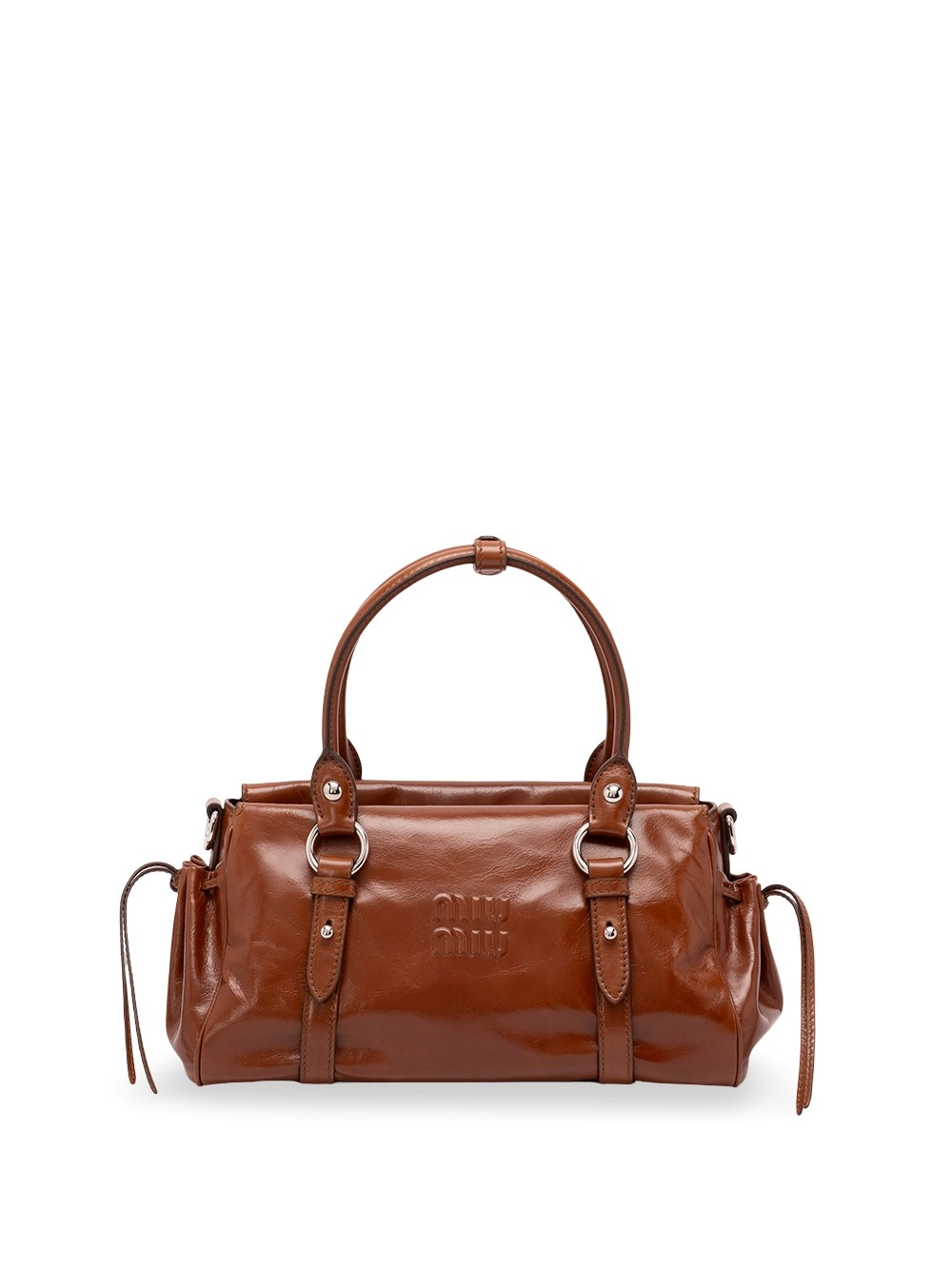 Miu Miu Shiny Leather Handbag