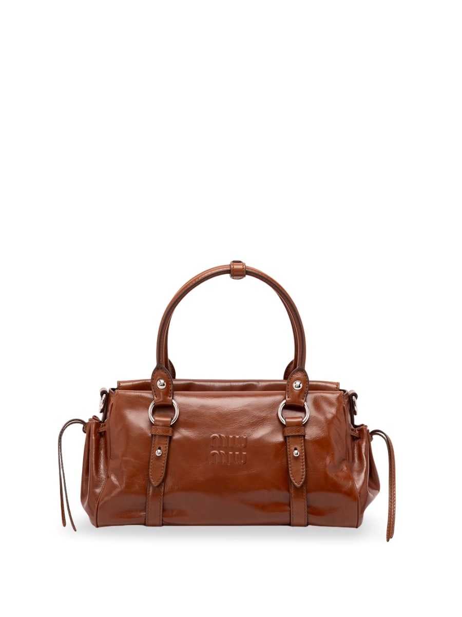 Miu Miu Shiny Leather Handbag