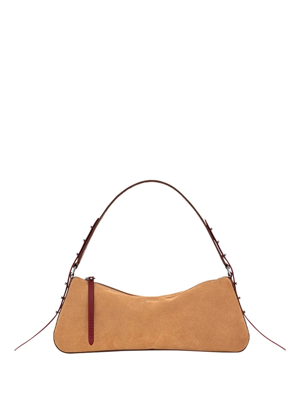 Longchamp `Re-play Croco` Small Shoulder Bag