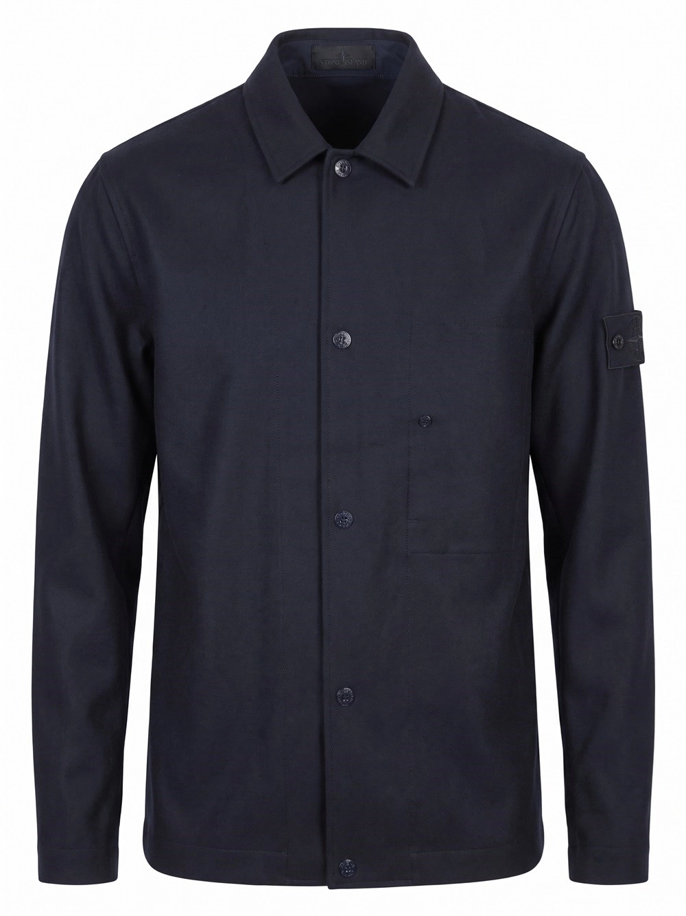 Stone Island Wool Nylon Flannel_S.I. Ghost Shirt