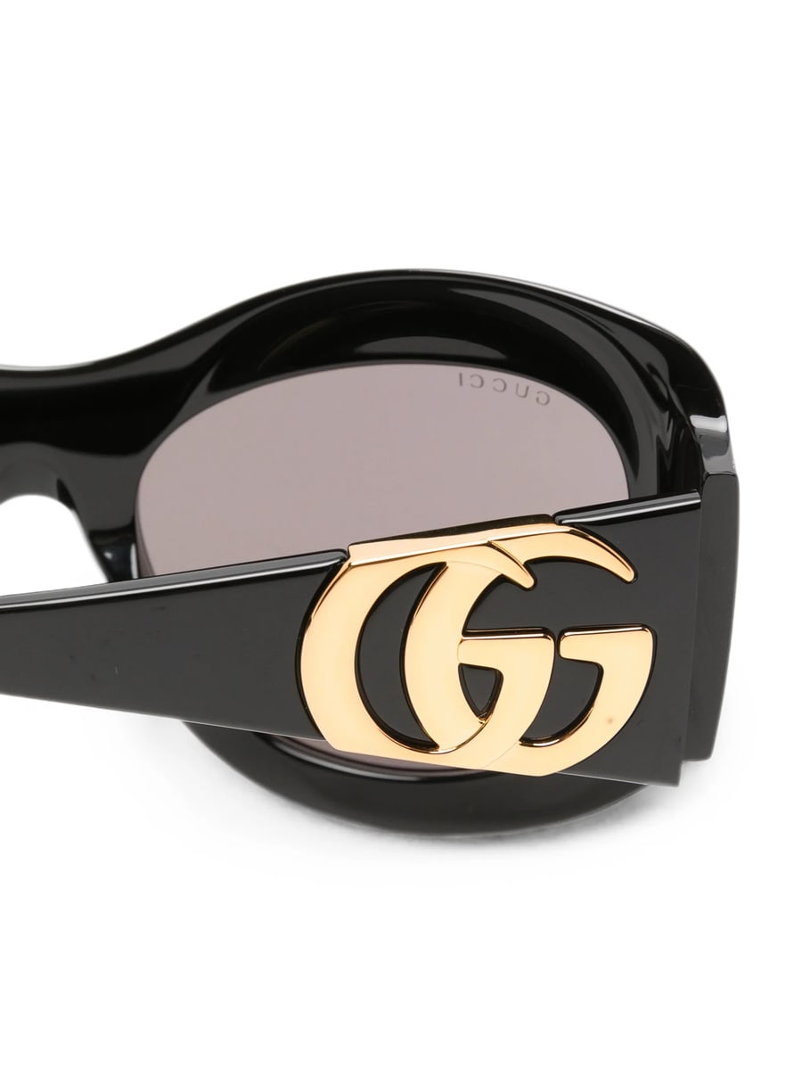 Gucci Gucci Double G Geometric-frame Sunglasses, view 3