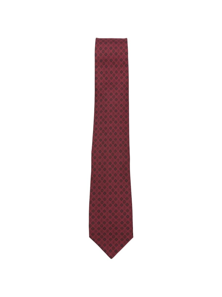 Ferragamo Ferragamo Geometric-print Tie