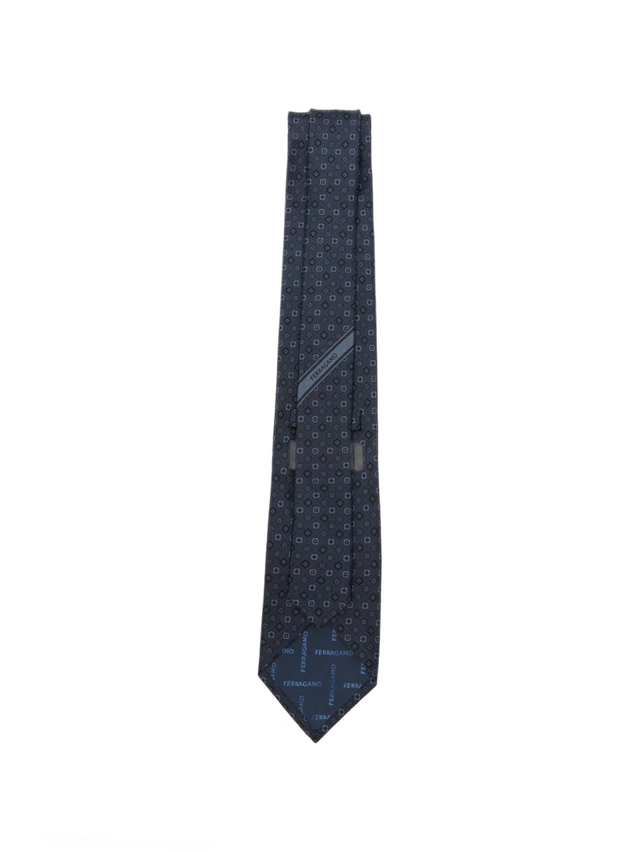Ferragamo Ferragamo Geometric-pattern Tie, view 3