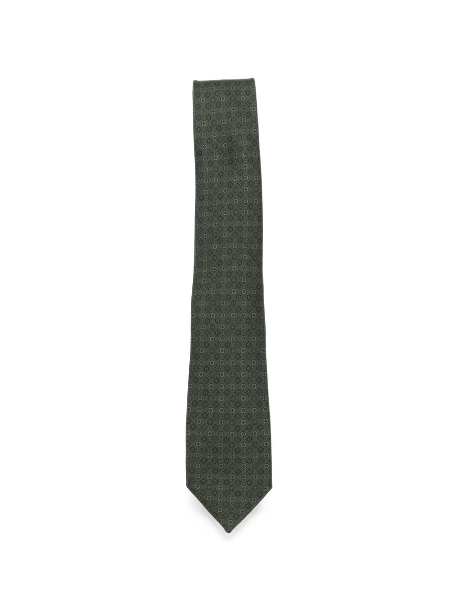Ferragamo Ferragamo Geometric-print Tie