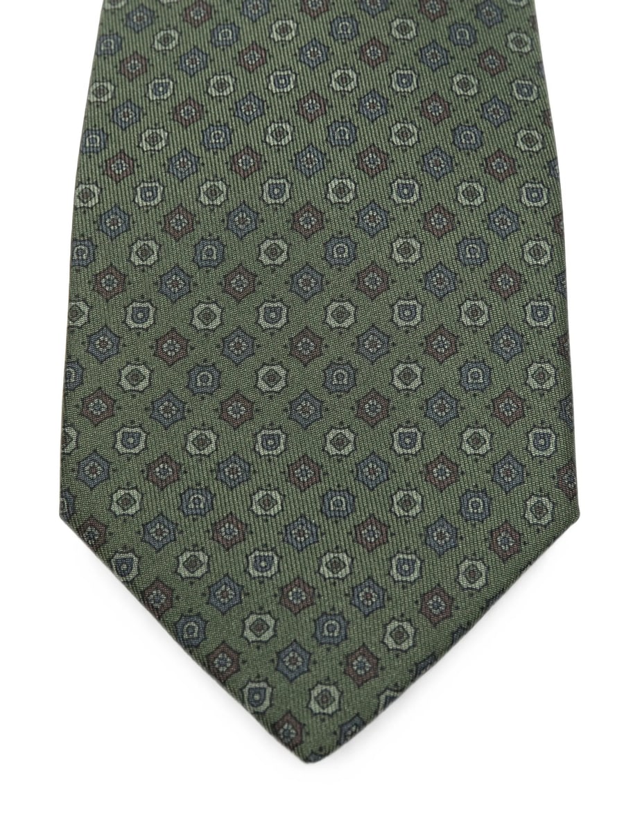 Ferragamo Ferragamo Geometric-print Tie, view 2