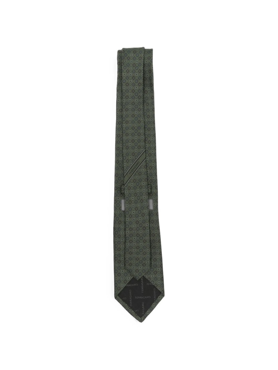 Ferragamo Ferragamo Geometric-print Tie, view 3
