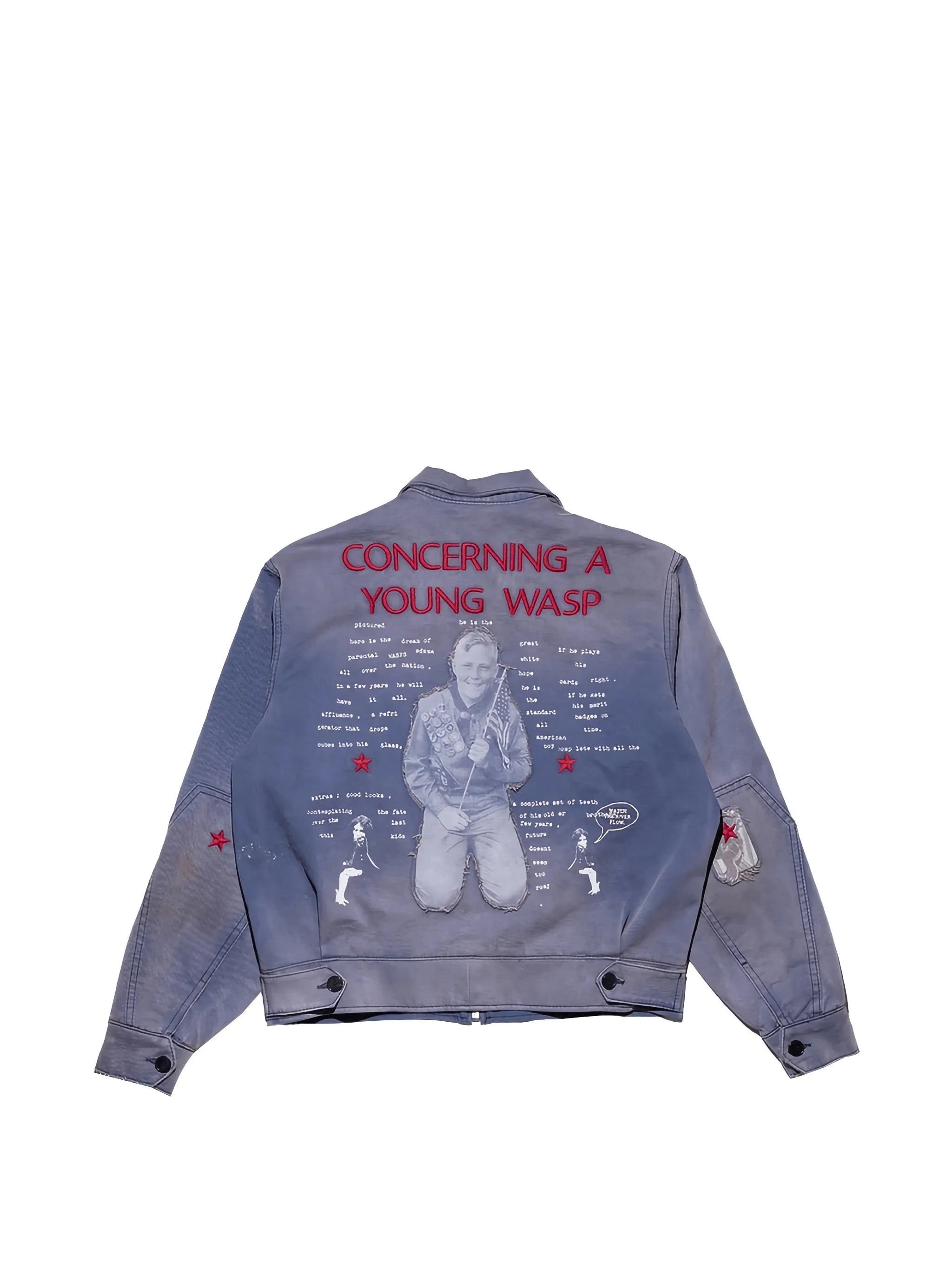 Enfants Riches Déprimés Enfants Riches Déprimés Graphic-print Embroidered Jacket, view 2