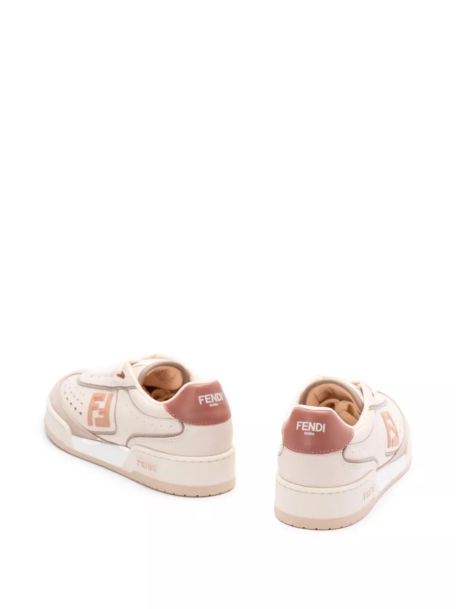 Fendi Sneaker Fendi Match in pelle, view 4