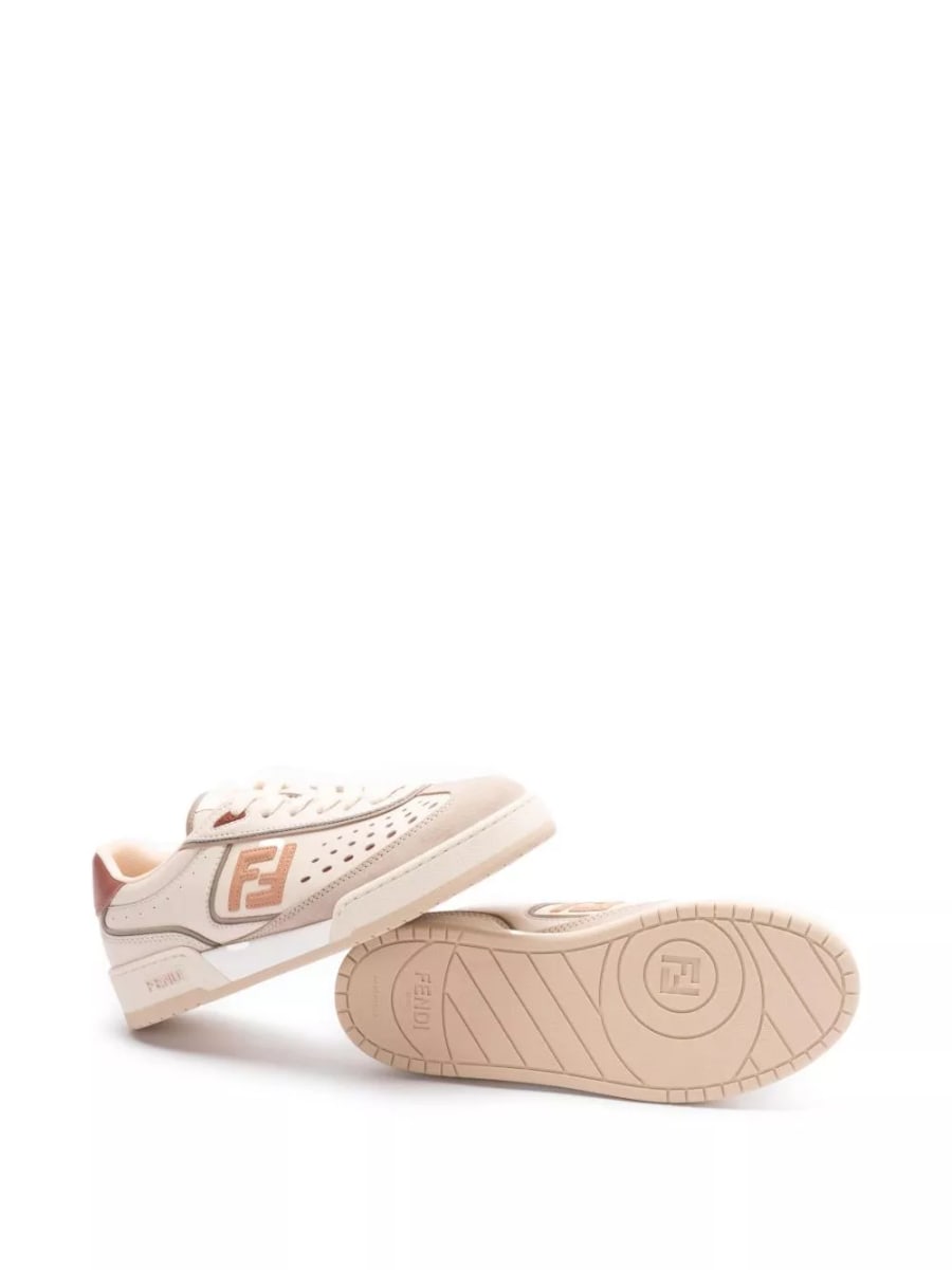 Fendi Sneaker Fendi Match in pelle, view 5