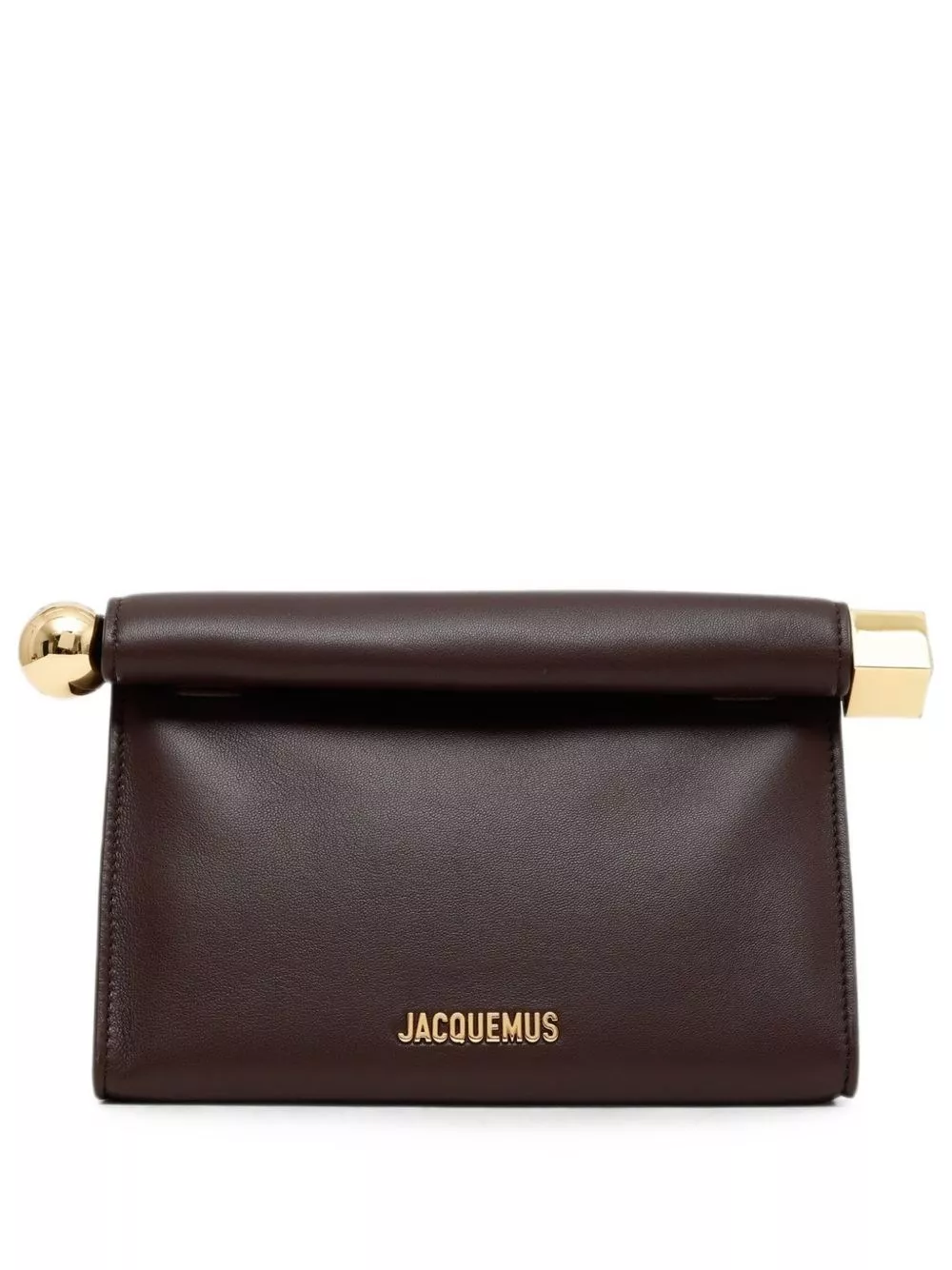 Jacquemus Clutch in pelle Le Sac Rond Carre