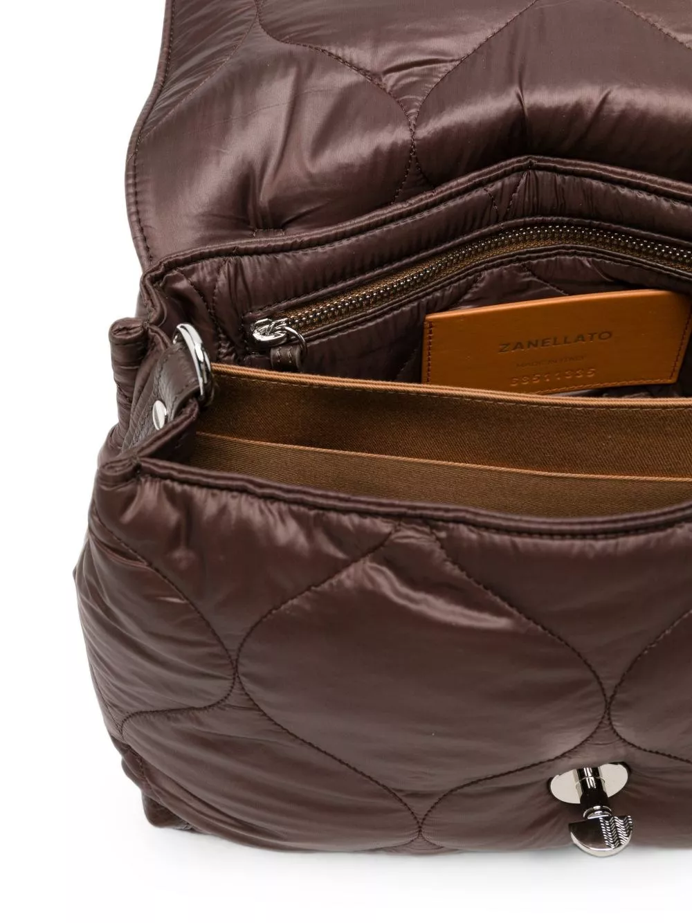Zanellato Borsa in pelle Postina Lunaria small, view 2