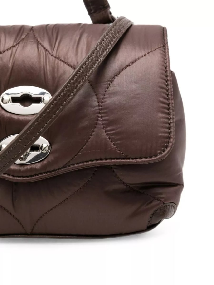 Zanellato Borsa a mano in pelle baby Postina Lunaria, view 4