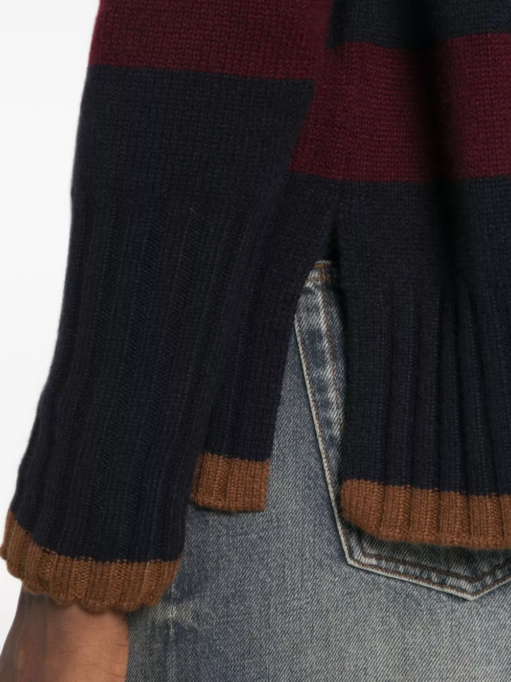 Beyou Maglione a collo alto in cashmere, view 2