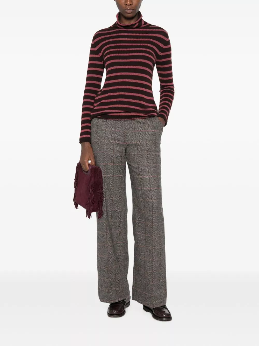 Beyou Maglione a collo alto in cashmere, view 2